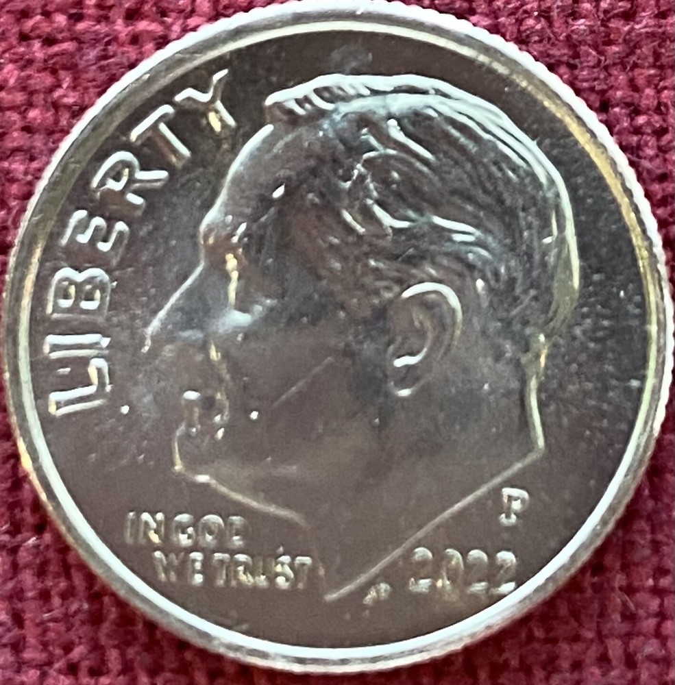 2022-P Roosevelt Dime BU From OBW
