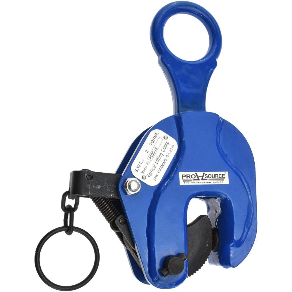 PRO SOURCE 4,000 Lb Capacity Locking E Lifting Clamp: 1-1/4" Maximum Grip