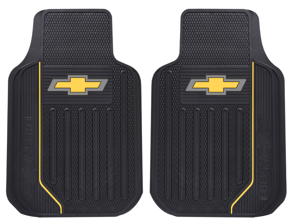 ⭐️⭐️⭐️⭐️⭐️ Chevy Chevrolet Floor Mats 2 Fronts Licensed Tahoe Suburban Silverado