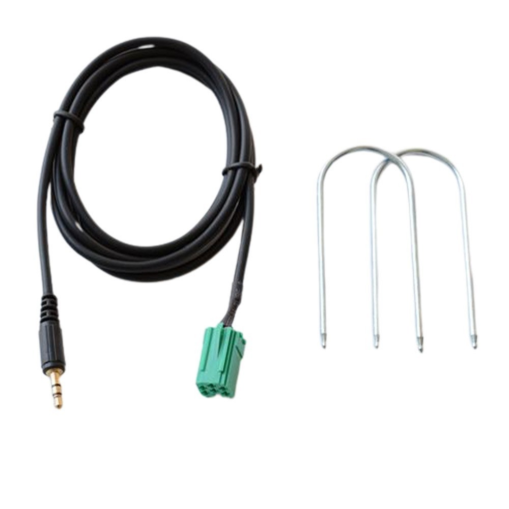 Adapter Cable Input Adapter 150cm 2005-2011 Black For Clio For Lagunar