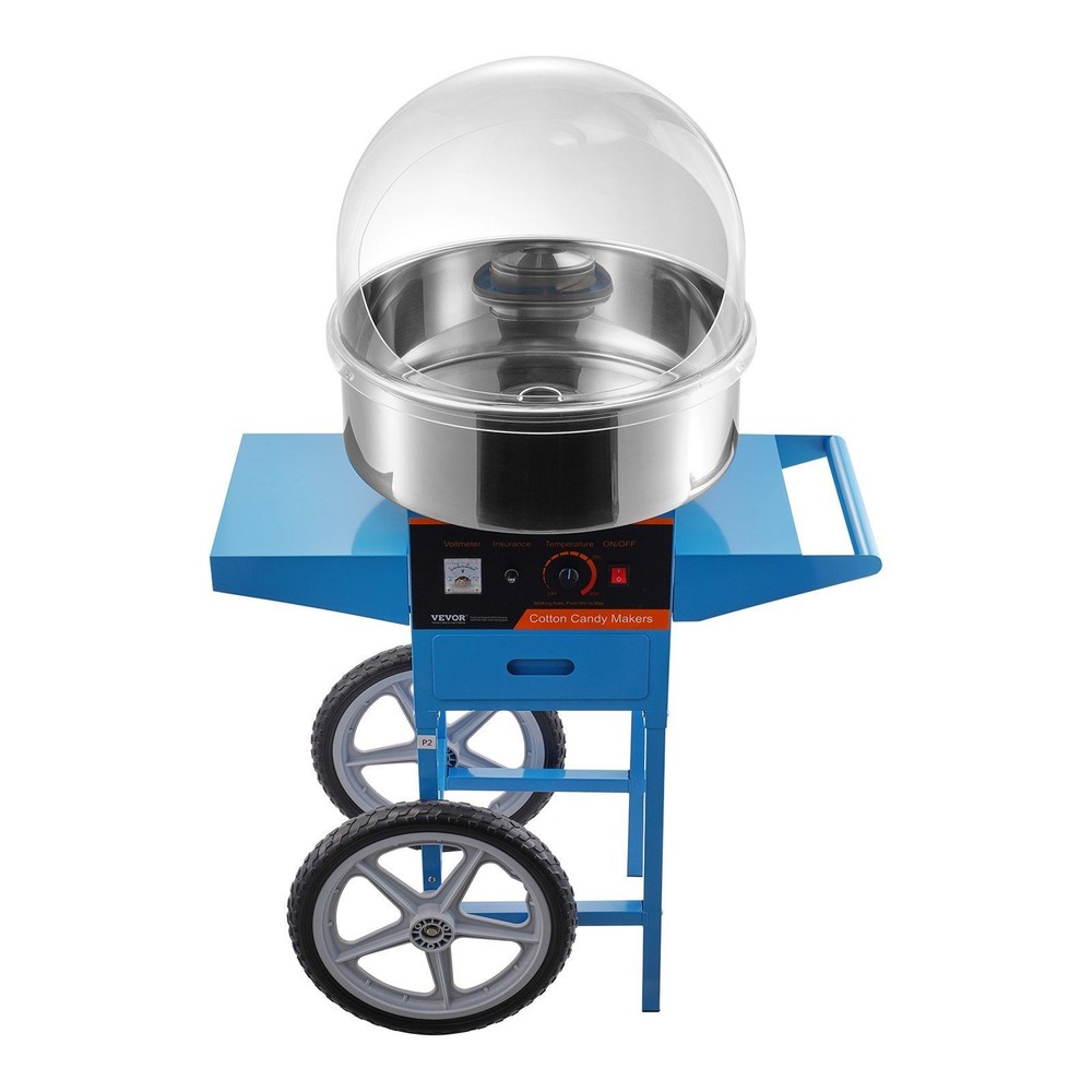 Professional Cotton Floss Maker 1000W with Extra Sugar Scoop, Blue