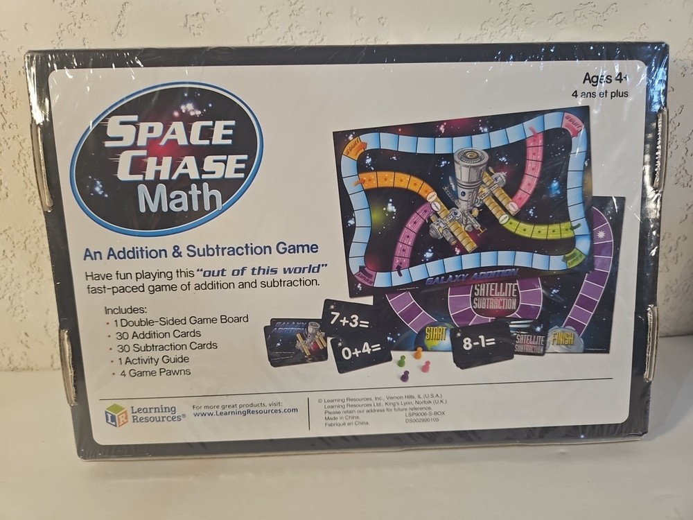 Learning Resources Space Chase Math An Addition & Subtraction Game Ages 4+