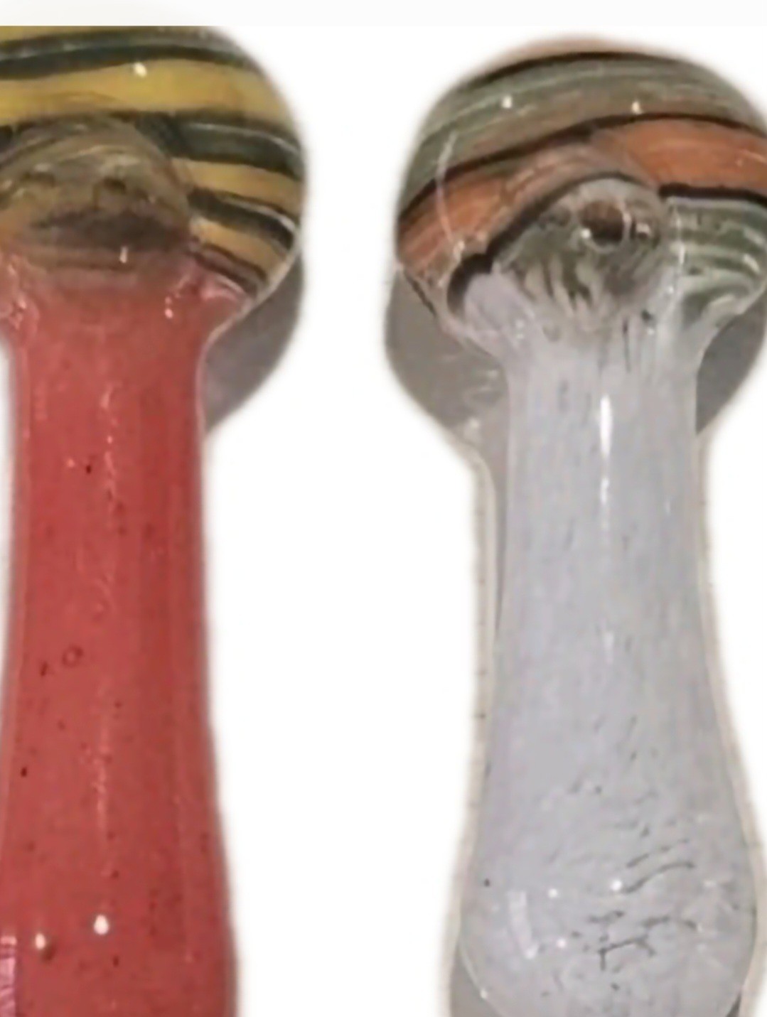 4pcs 3” 3.5 To 4“INCHTobacco Smoking THICK HEAVY Glass Hand Pipe