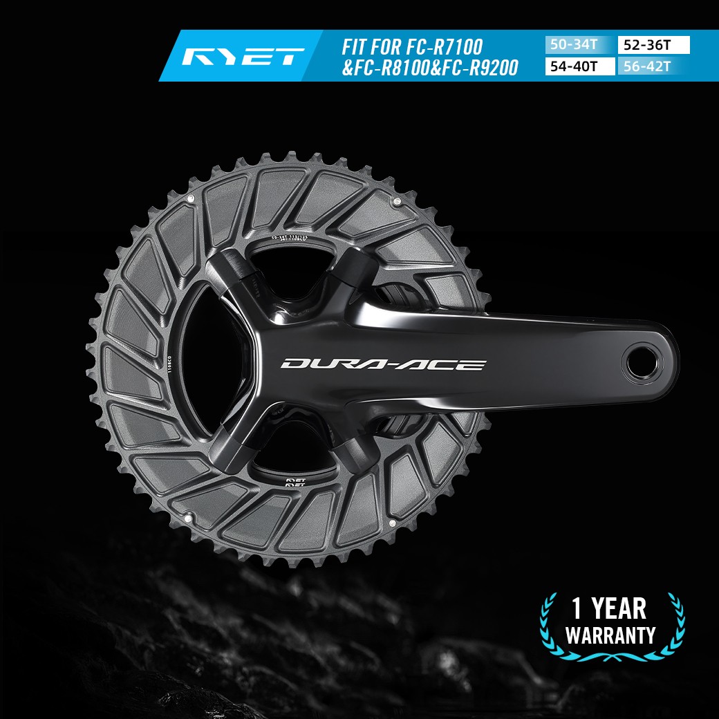 110BCD 2X Chainring for Shima 105 Ultegra DURA-ACE 11/12S 7075 Alloy Bike Parts