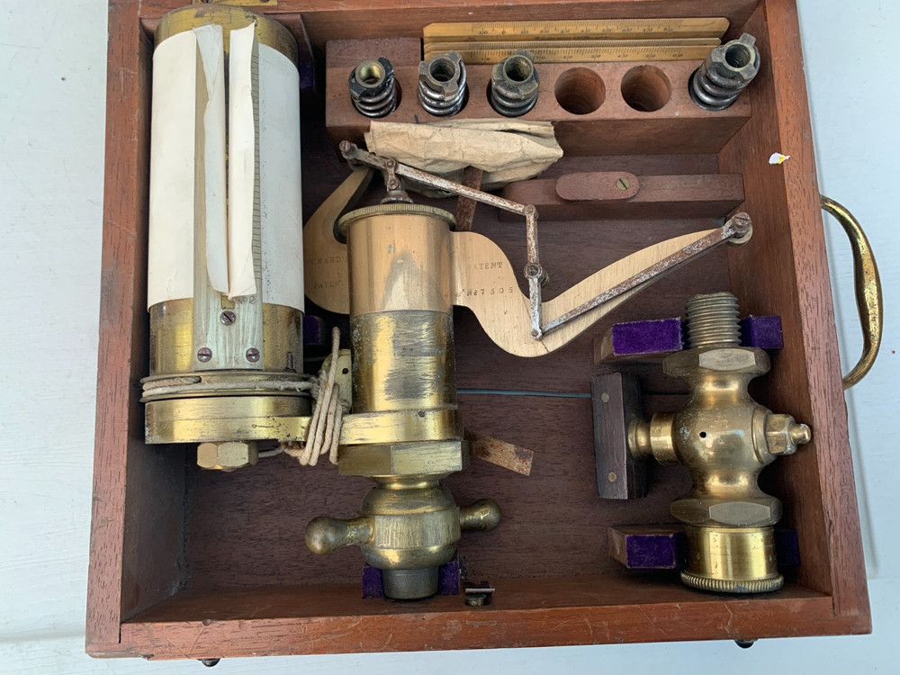 ANTIQUE STEAM ENGINE INDICATOR HANNAN & BUCHANAN