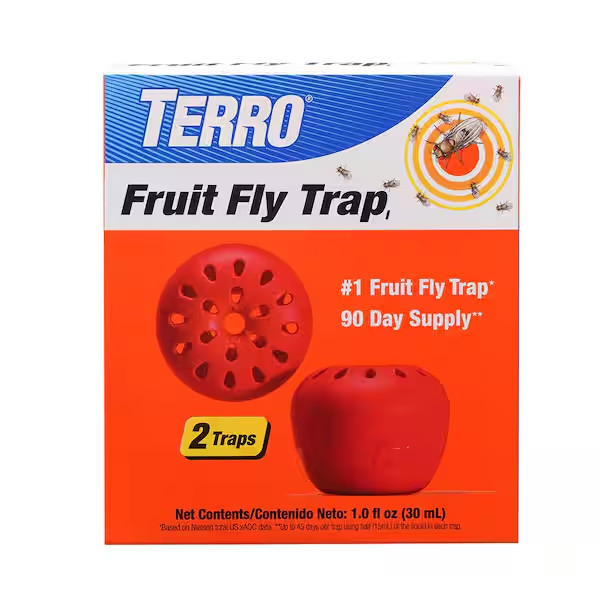 Indoor Fruit Fly Trap, (2-count) , Terro Traps, In Built With Window Sinks...