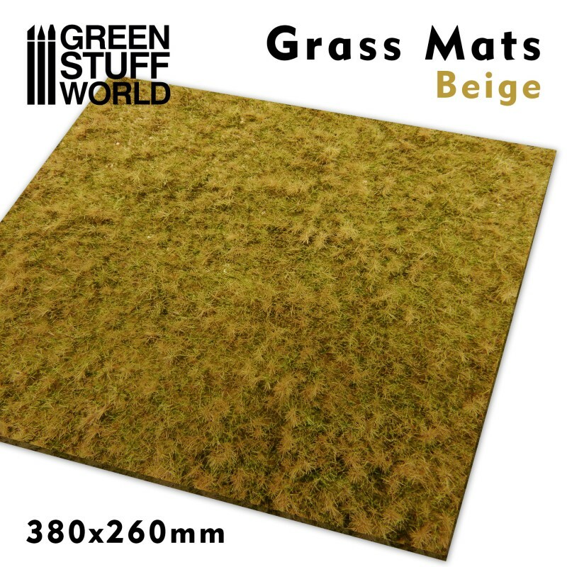 Grass Mats - Beige - landscape scenery modelling hobby