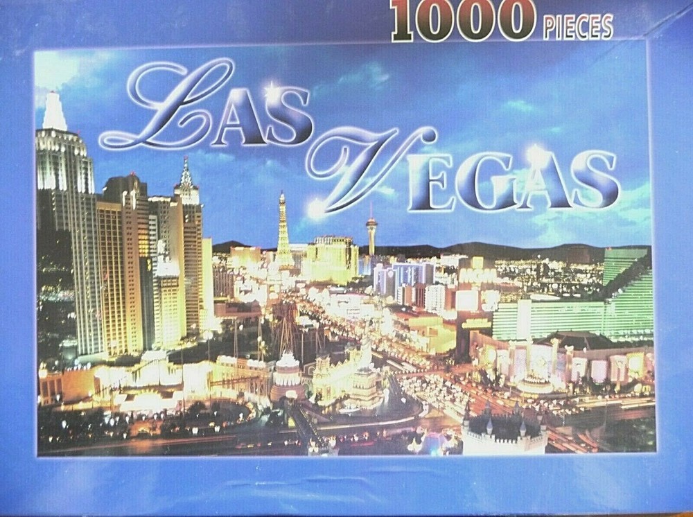 JIGSAW PUZZLE    LAS VEGAS   1000 PIECES