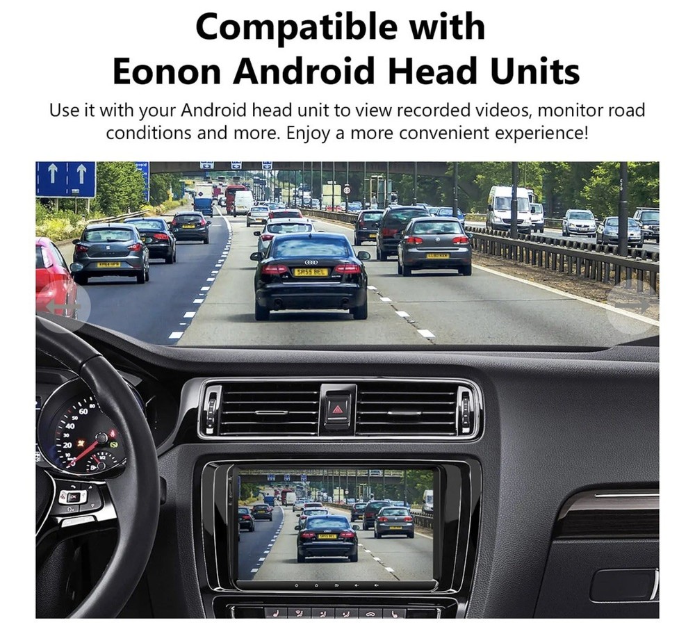 Eonon A100 720P HD Dash Camera Recorder, 360Adjustable Angle