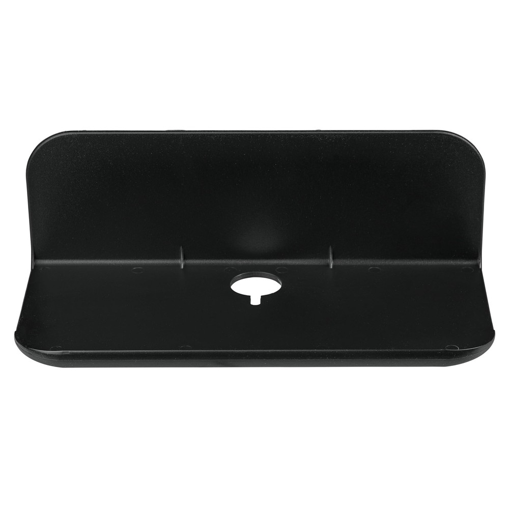 Stick On Small 9 Inch Wall Shelf Black