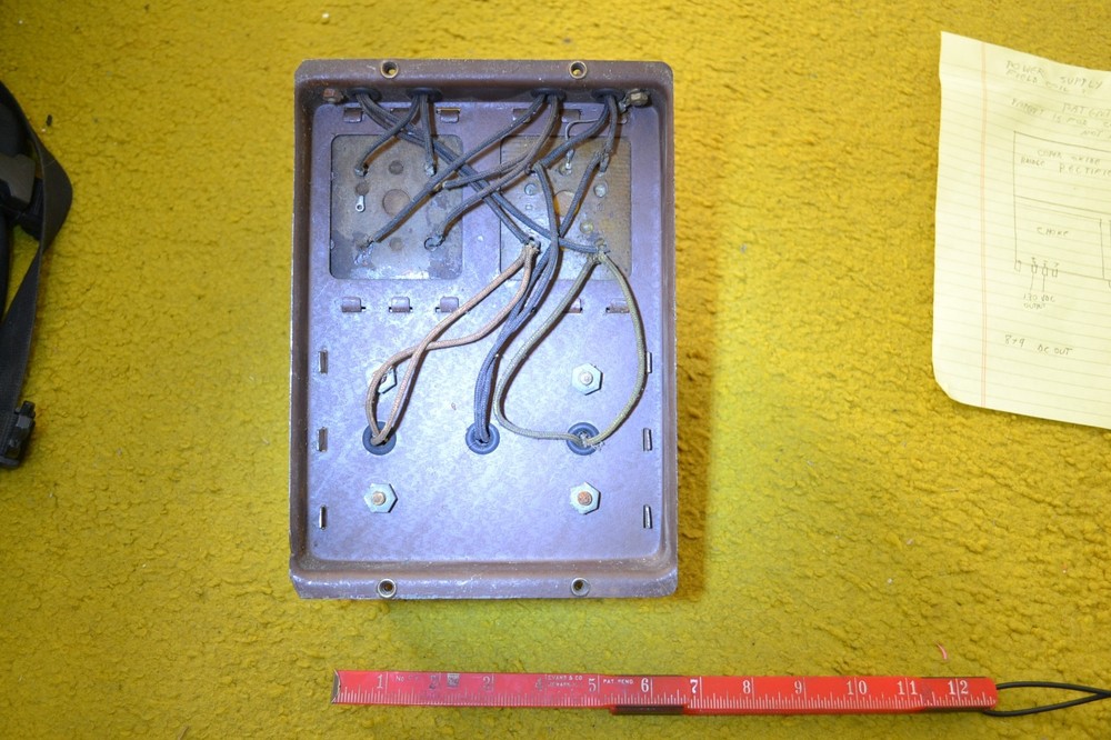 RCA / VICTOR field coil speaker power supply using coper oxide rectifier 1640335