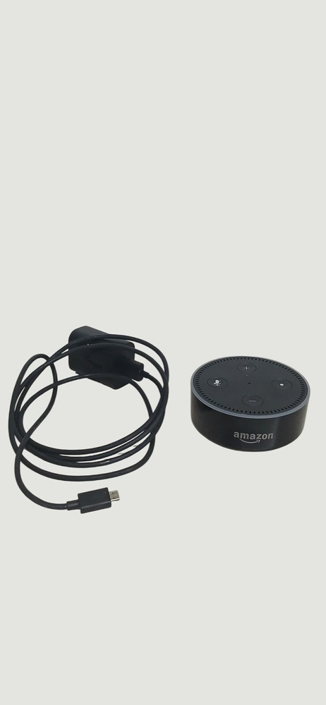 Amazon Echo Dot 2nd Gen Smart Speaker Black, Tested, Fast Shipping, Alexa