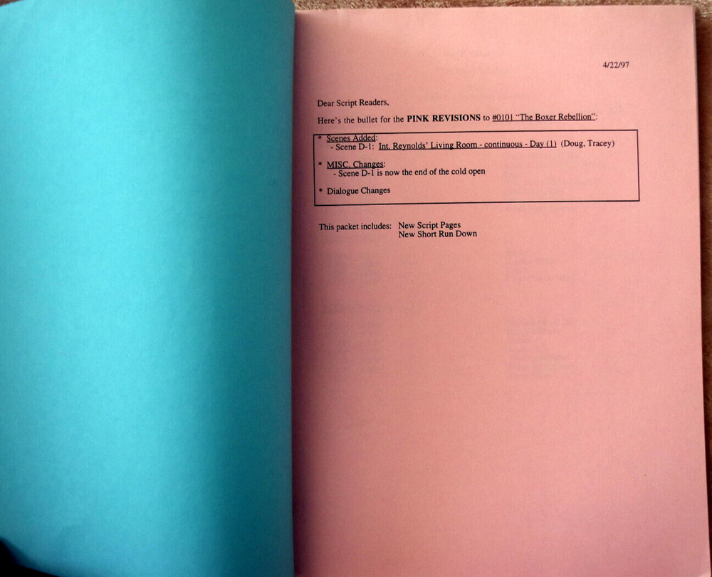 1997 Original Guy Island (The Boxer Rebellion) Final Draft Script