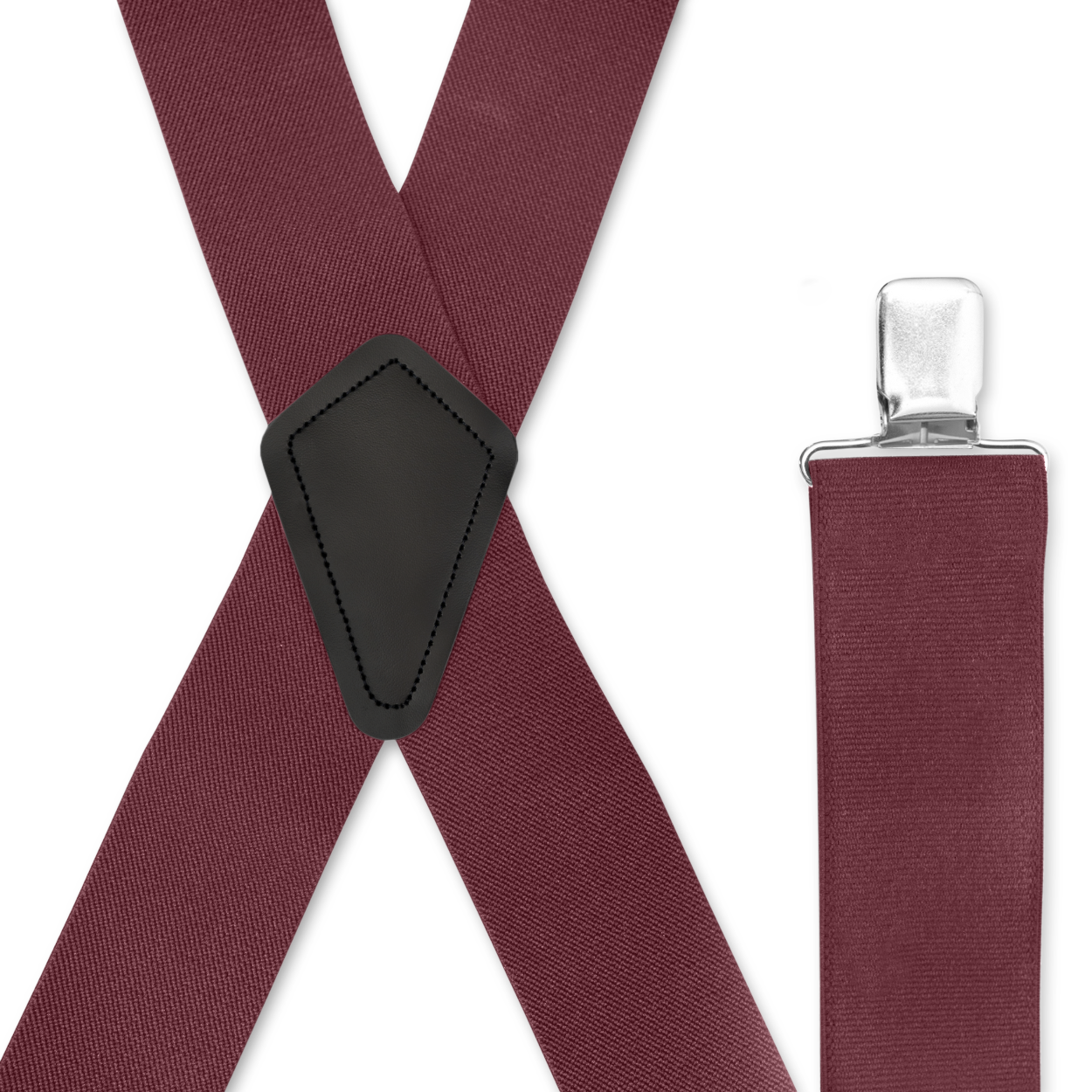 Men's Suspenders - Strong Clips, Many Colors, X Style 1.5" & 2", USA Made