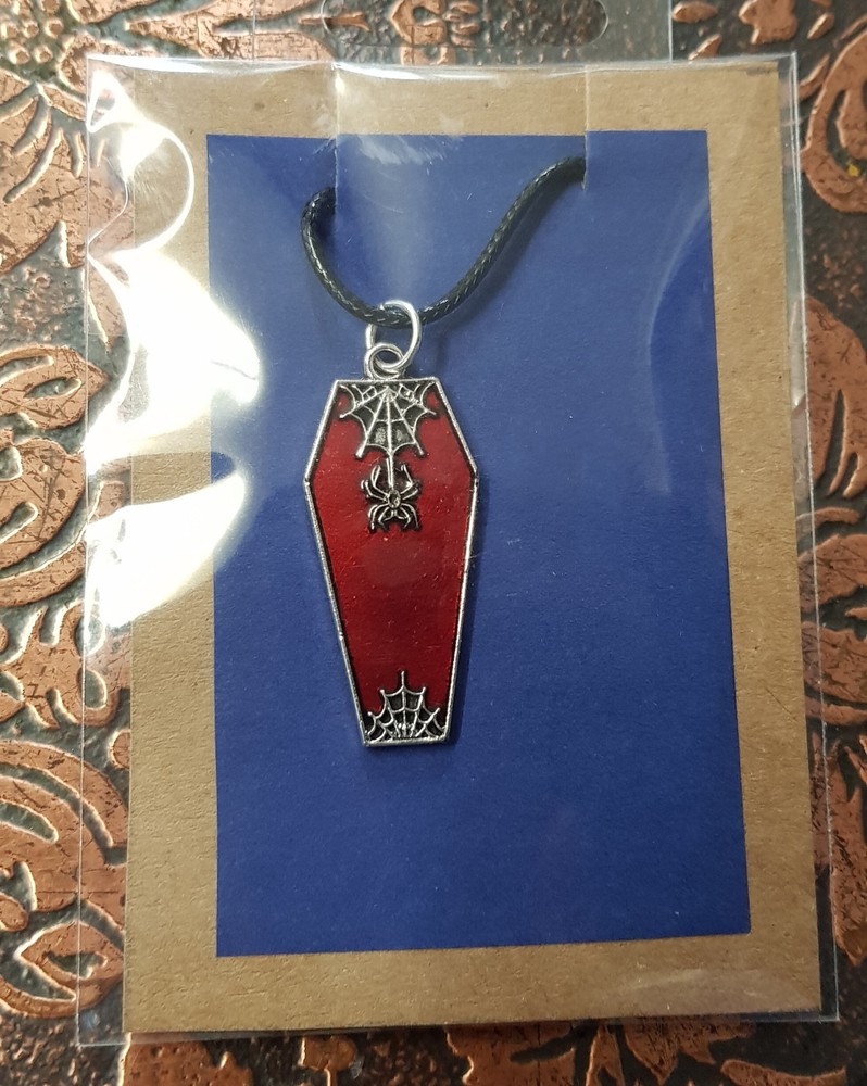 Pendant - Coffin Red