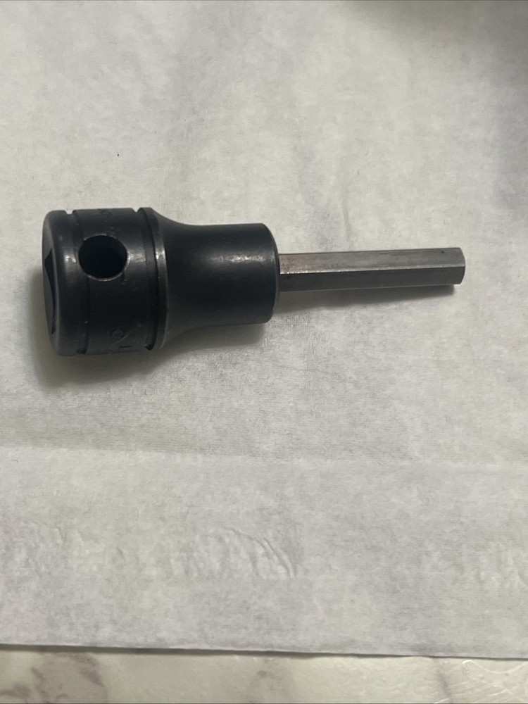 Snap-On Tools GFA6E 3/16" Hex Bit Socket Driver 3/8" Drive Black Oxide USA