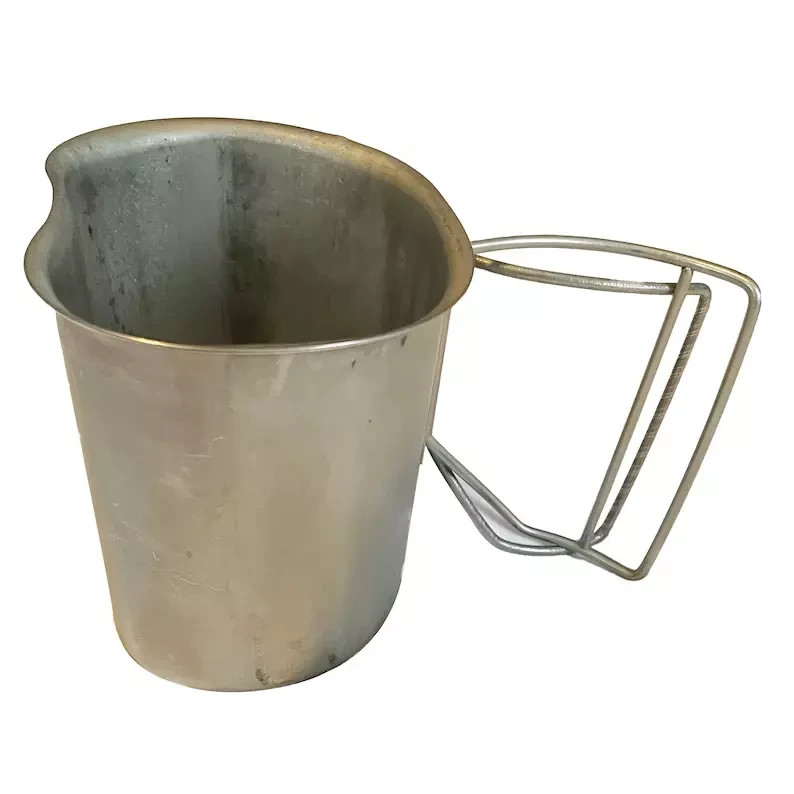 USGI Military 3 Pc Set 1QT OD Canteen w OD Pouch Cover & Stainless Cup NICE