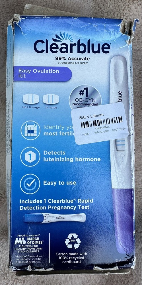 NEW Clearblue Ovulation Starter Kit, 10 Ovulation & 1 Pregnancy Test