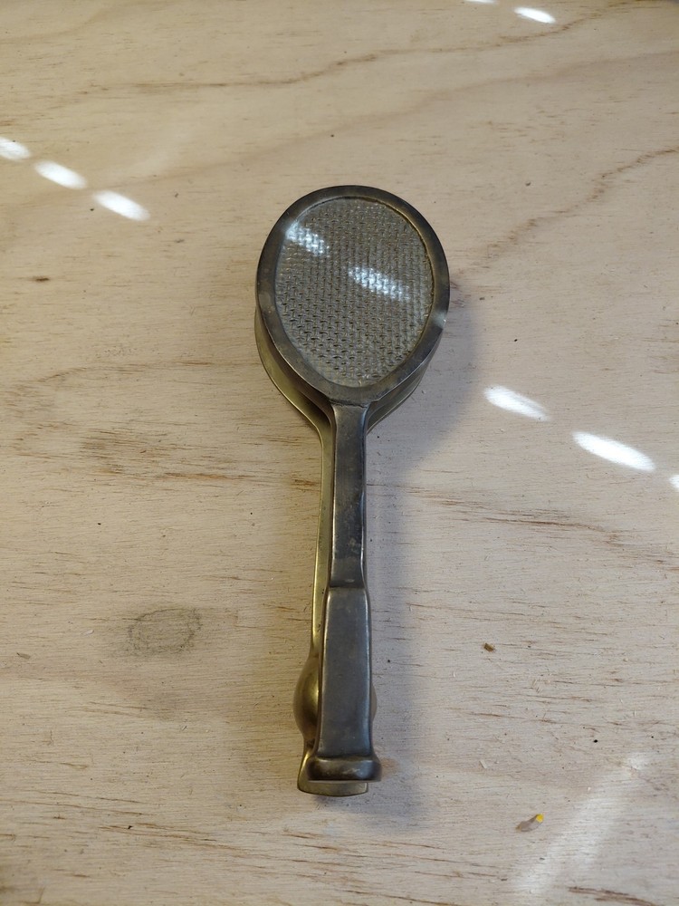 Solid Brass Door Knocker, Tennis/Bandmitton Racket, Windcurrent Collection