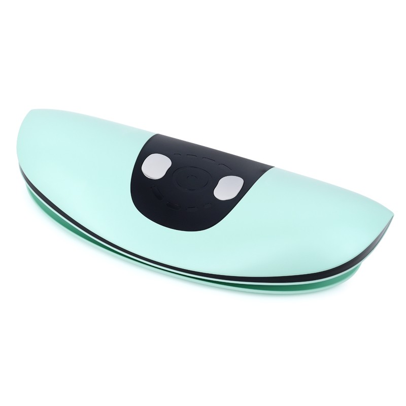 Electric Lumbar Massager with Heat Adjustable Intensity Back Stretcher Device#