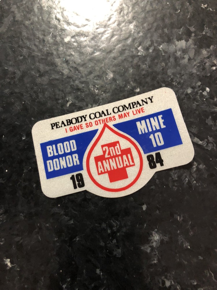 coal mining stickers  Jm.   Nice Peabody