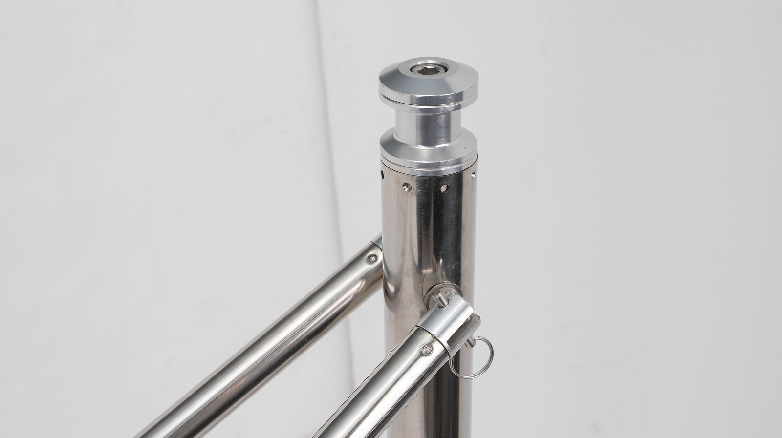 Water Ski Pylon for Outboard Boat Stainless Steel Adjustable Pole Height 33"-57"