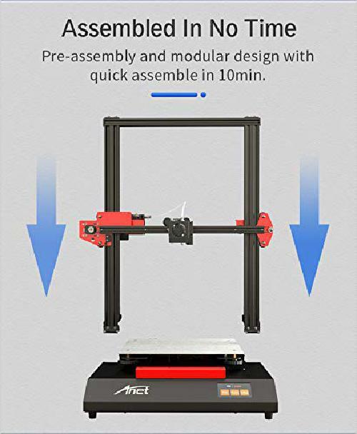 Anet ET5 3D Printer, Matrix Automatic Leveling, Power Outage Recovery Function,