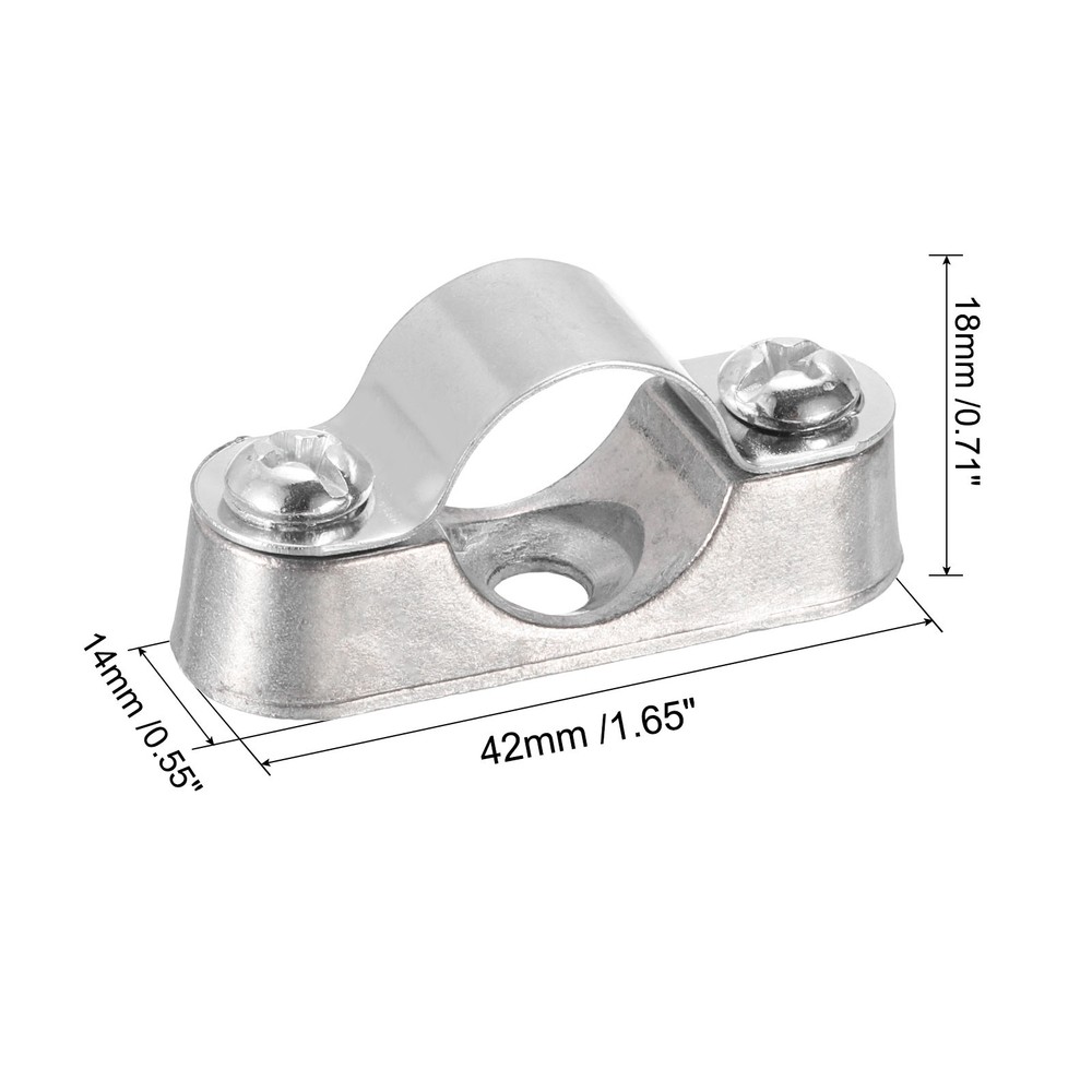 10Pcs Pipe Support Pipe Bracket Clamp Wall Mount Ceiling Mount for 16mm Pipe