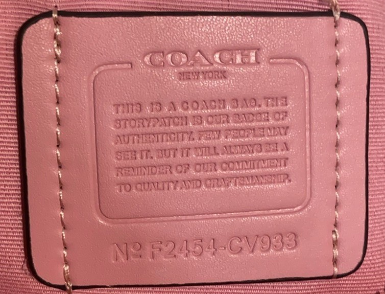 Teri Shoulder Bag In Signature Canvas CV933 Dusty Pink L:9.5xH:6.0xW: 3.0"