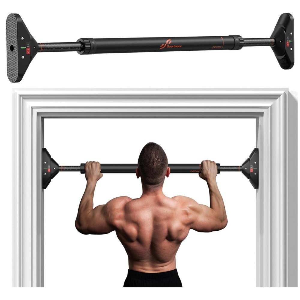 Adjustable 29.5"-37" Pull Up Bar Locking Mechanism