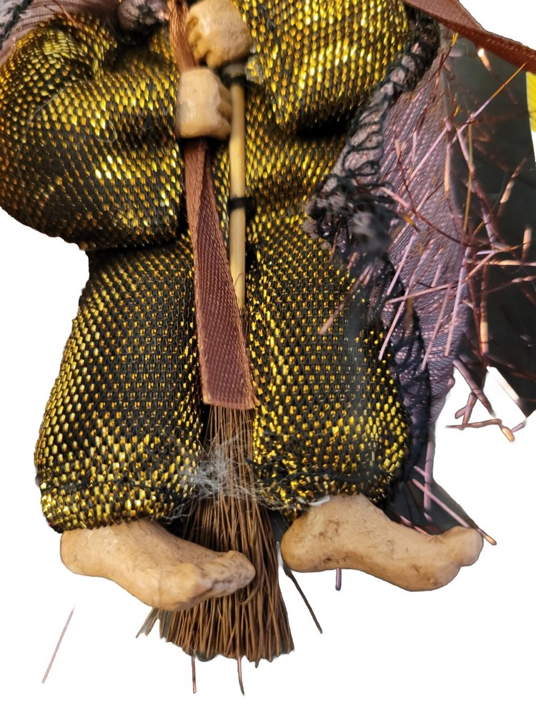 Whimsical Witch Keychain Pagan Wicca