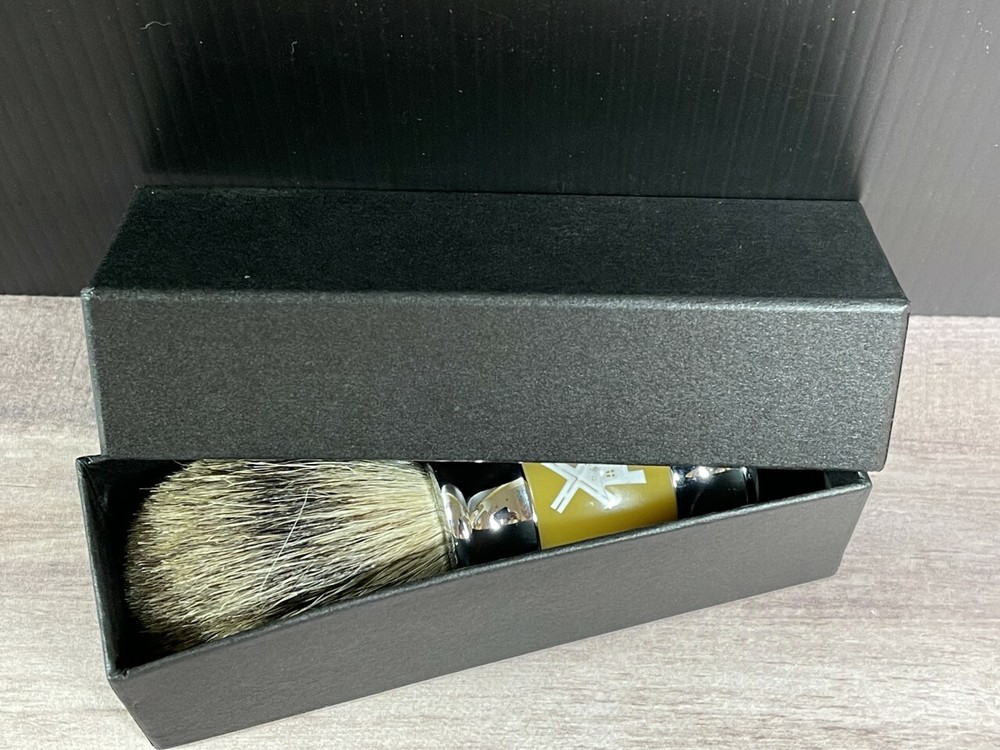 Shaving Brush, Badger Hair Resin Handle