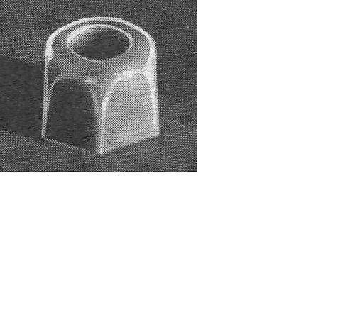 10-32 Self-threading Open End Lock Cap Nut Acorn Nut Nylon Fastener A32009