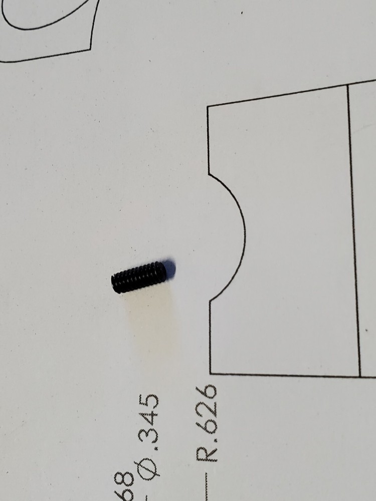 1 Sheridan/Benjamin rear sight elevation  set screw