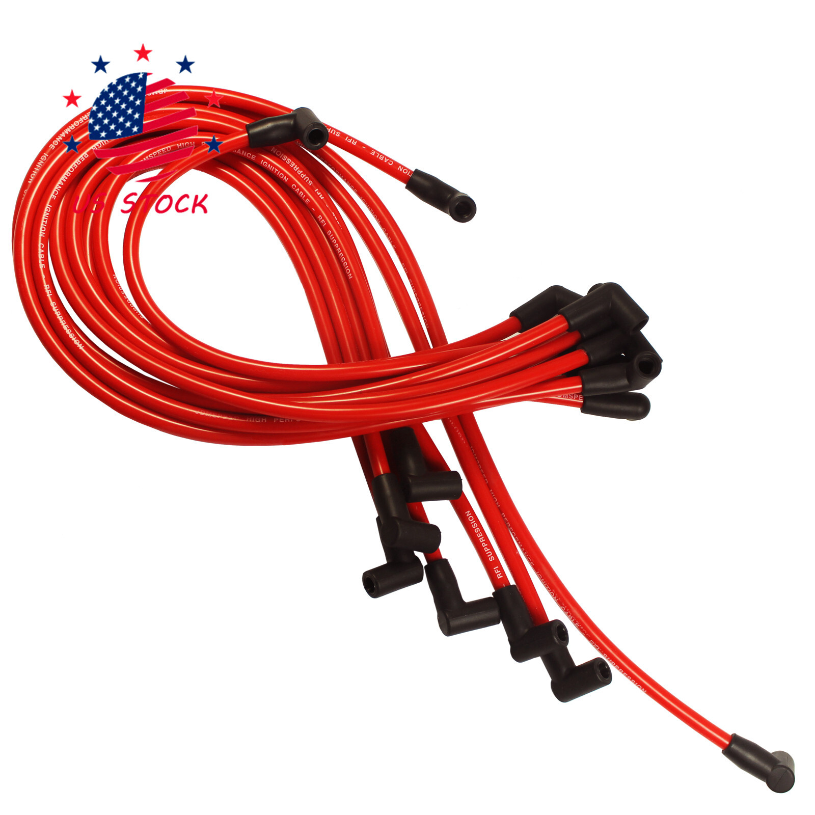 10.5 MM High Performance Spark Plug Wire Set HEI SBC BBC 350 383 454 Electronic