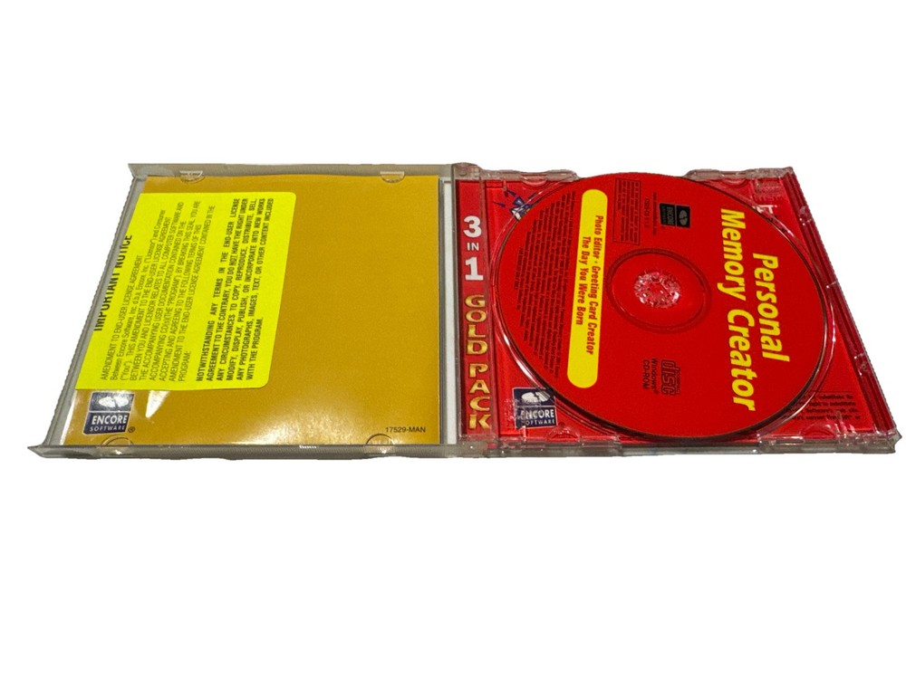 Encore Personal Memory Creator Cd ROM