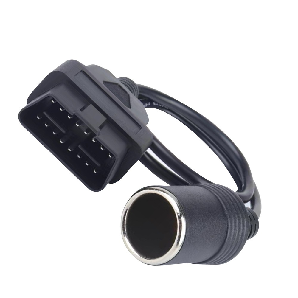 1Pc Lightweight 1 Way OBD2 Car Cigarette Wire Lighter Socket Power Adapter