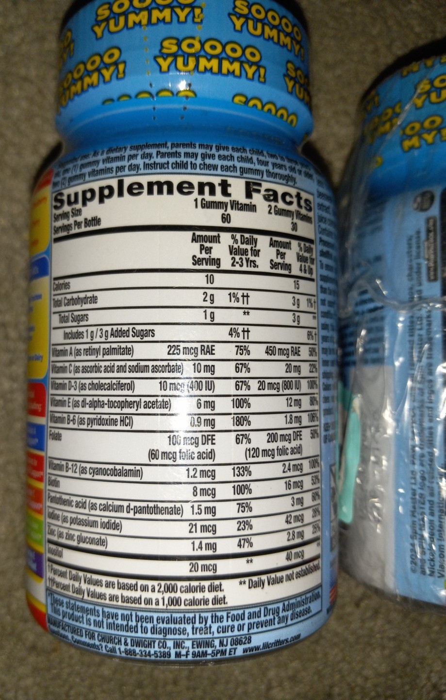 3x Lil'Critters 60 Gummies Multivitamin