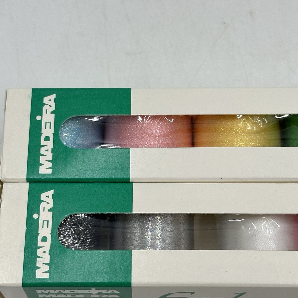 Madeira Embroidery Thread Sampler Six Pack #9006D x2 - includes Gold & Metallic