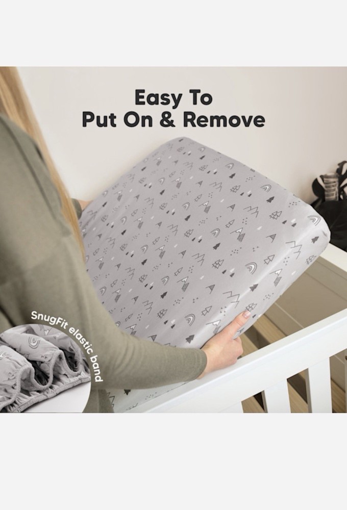 Keababies Soothe Fitted Crib Sheets Cove