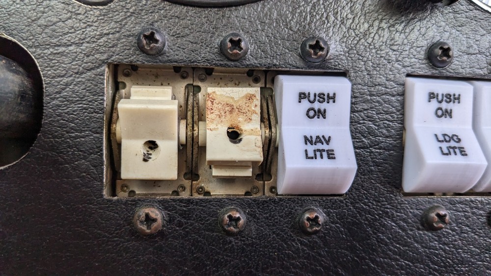 Strobe Light Mooney Klixon Switch Cover