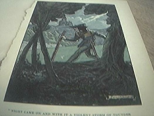 book plate 1907 night came on james d powell