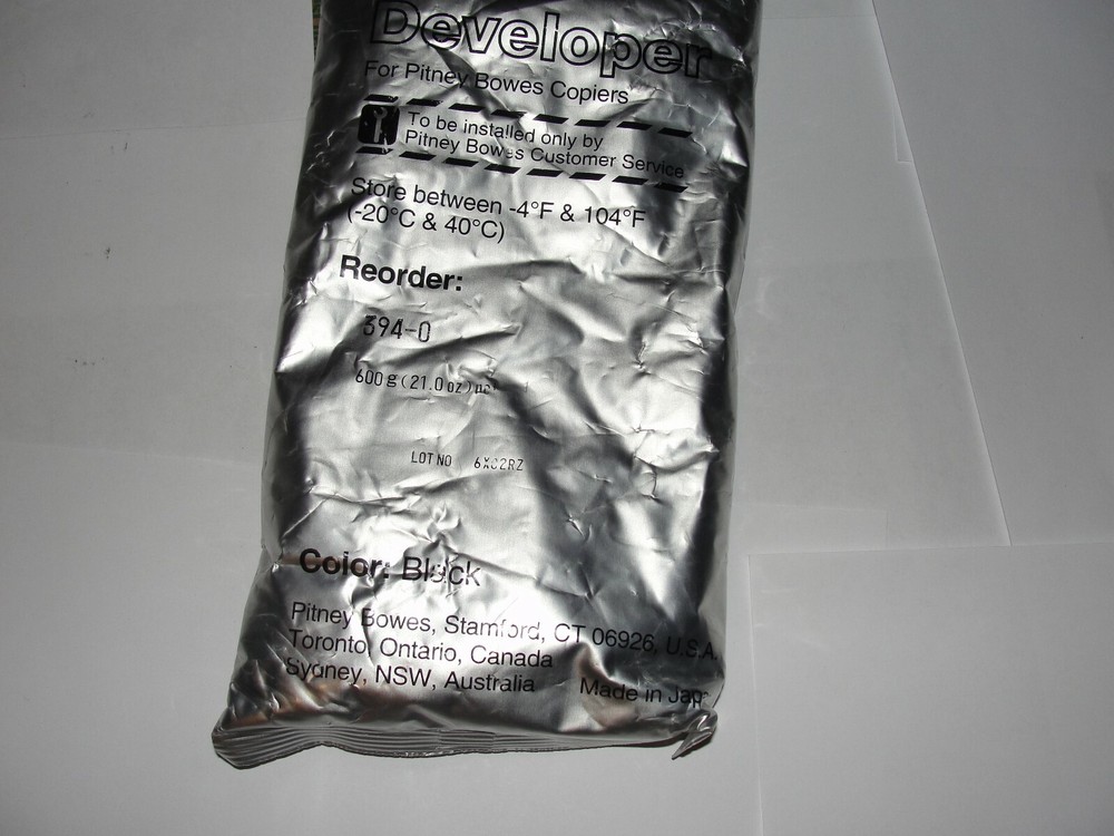 NEW PITNEY BOWES 394-0 DEVELOPER TONER