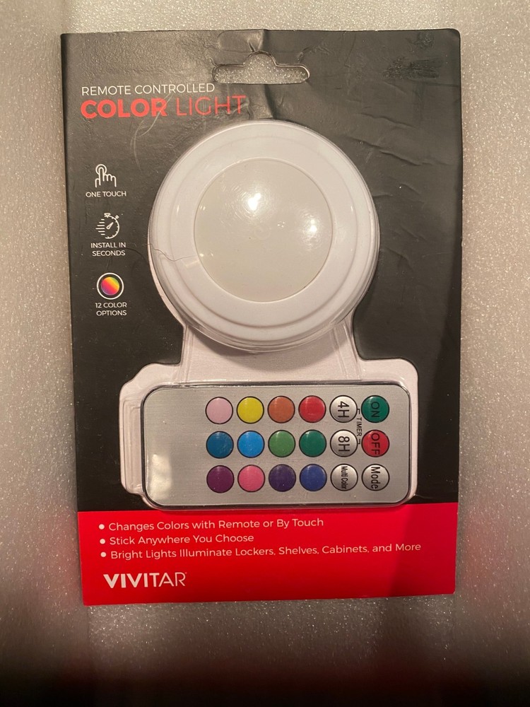 Remote Controlled Color Light w/Remote *NEW/Unopened* ff1