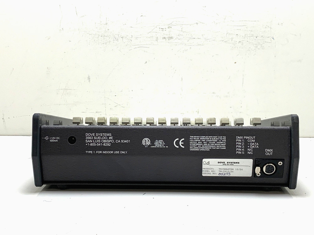 Dove Systems TECHMASTER (Model TM-TS12/24) - UNTESTED, AS IS