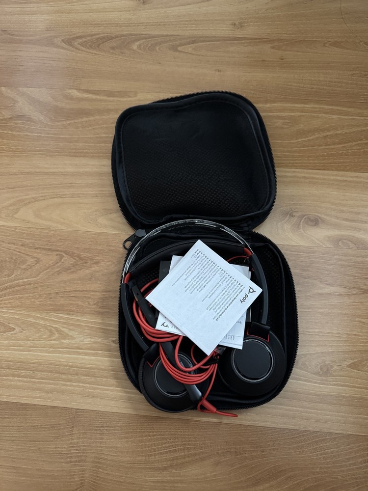 Plantronics Poly Blackwire 5200 Wired Headset USB-C With Bag