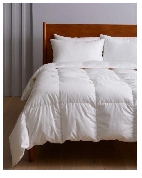NWT QUINCE LUXE GOOSE DOWN COMFORTER KING /CAL KING INSERT LIGHTWEIGHT ORIG $300