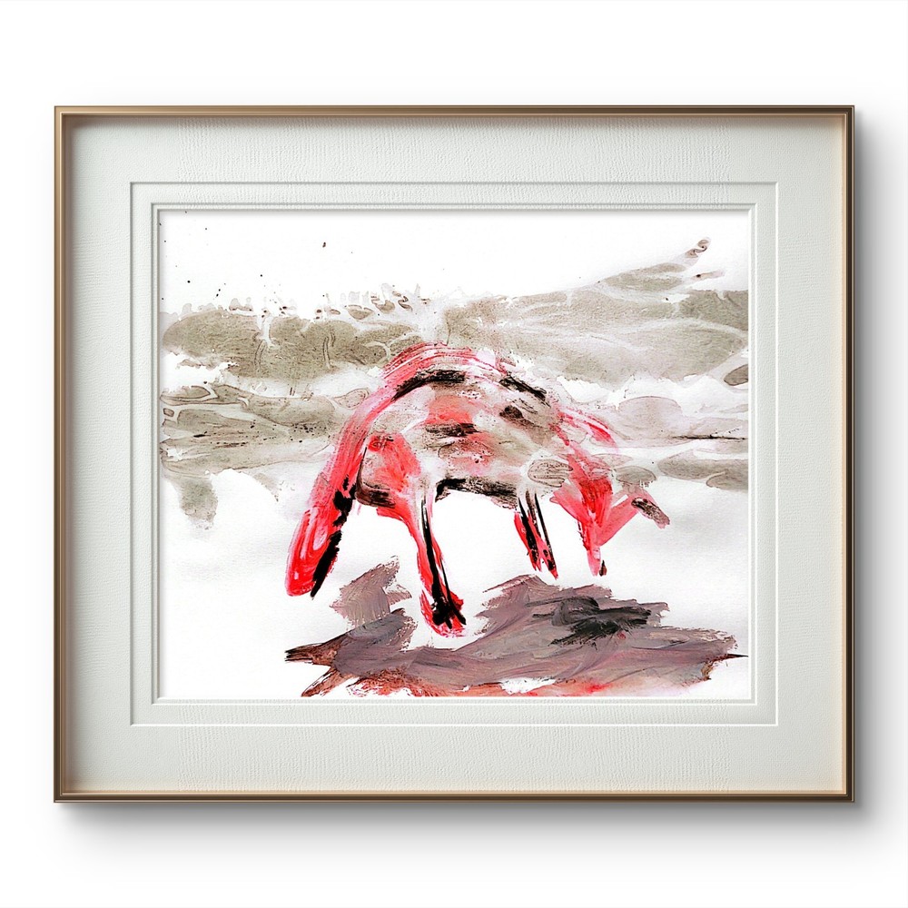 Fox Colorful Neo Expressionist Original Wall Art