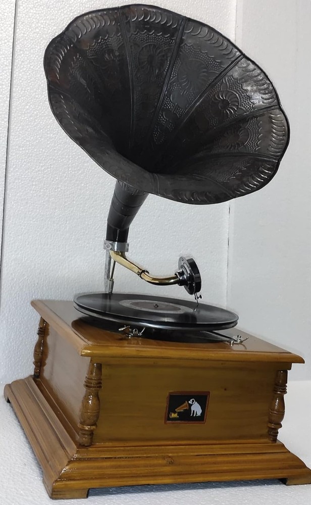 Antique Gramophone Fully Functional Working Phonograph win-up record player