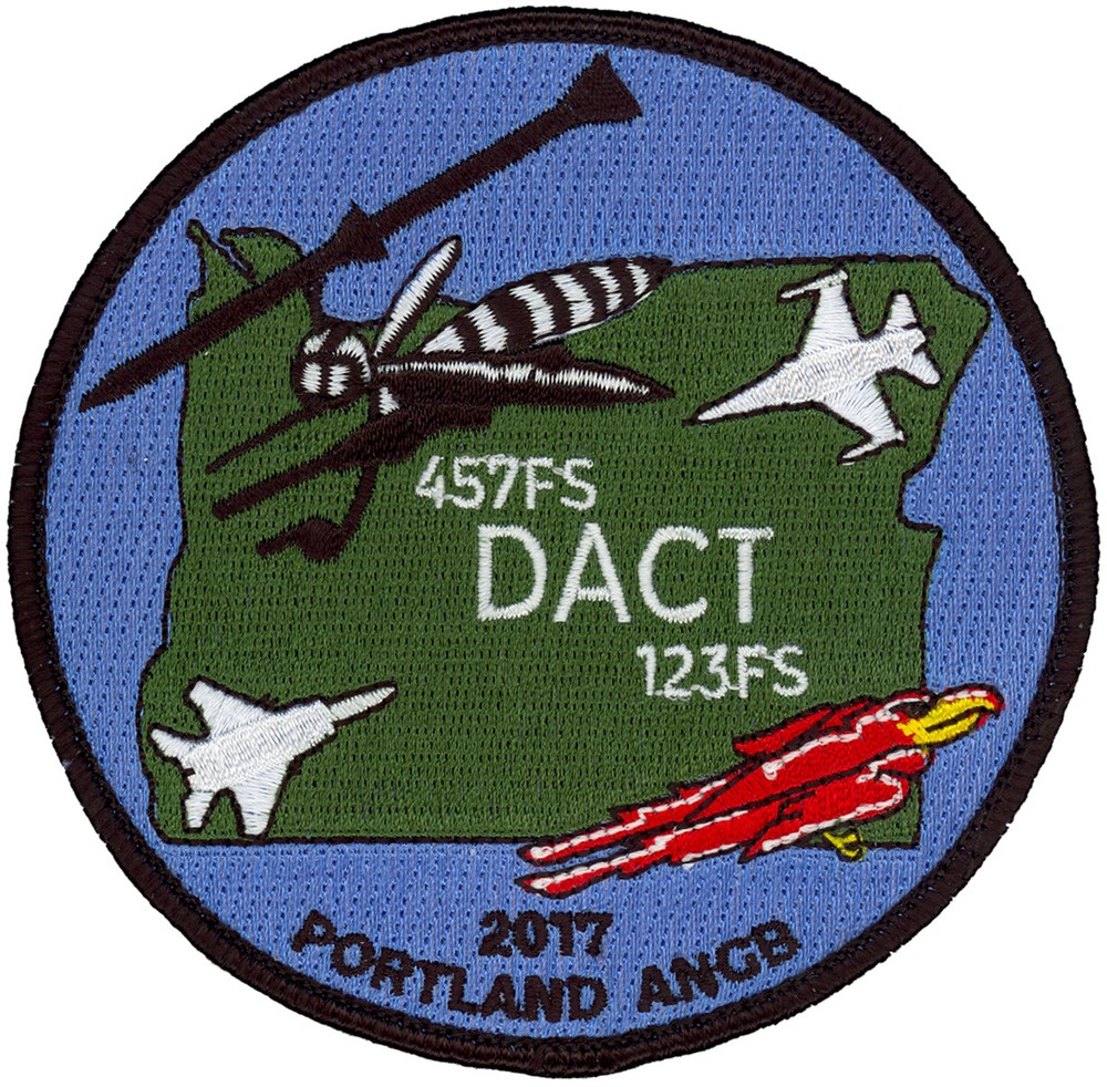 USAF 123d & 457th FIGHTER SQUADRON DACT 2017 PATCH